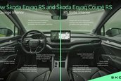 Skoda Enyaq RS Facelift si Skoda Enyaq Coupe RS Facelift