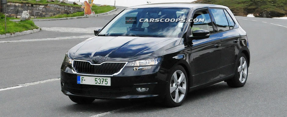 Skoda Fabia 2015: primele poze cu masina fara camuflaj Skoda Fabia 2015: primele poze cu masina fara camuflaj