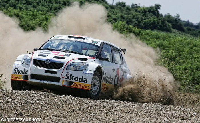 Skoda Fabia S2000 la Raliul Sibiului 2010 Skoda Fabia S2000 la Raliul Sibiului 2010