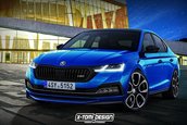 Skoda Octavia RS render