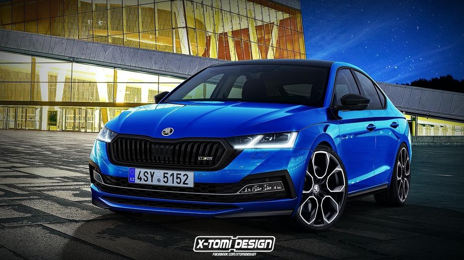 Skoda Octavia RS render