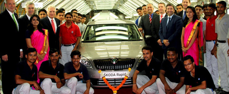 Skoda Rapid intra in productie Skoda Rapid intra in productie