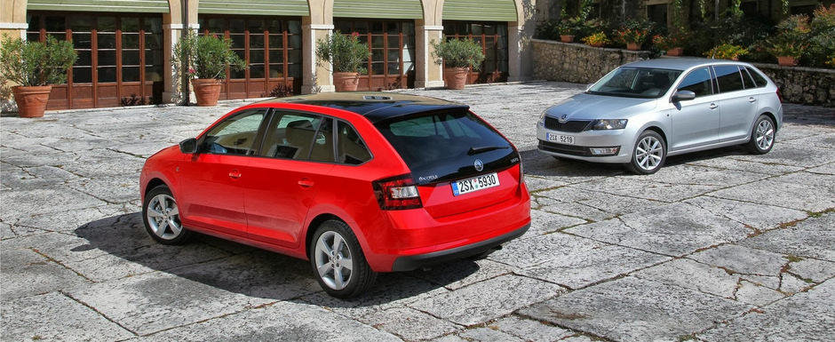 Skoda Rapid Spaceback - Noi imagini cu rivalul Daciei Logan MCV Skoda Rapid Spaceback - Noi imagini cu rivalul Daciei Logan MCV