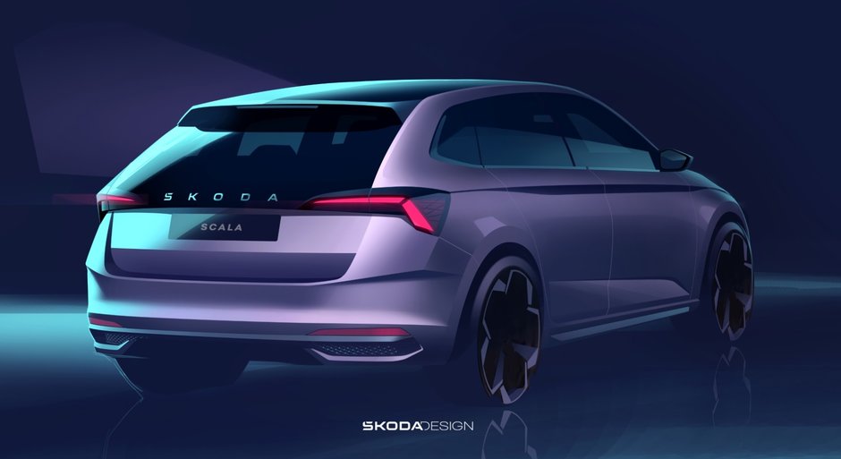 Skoda Scala Facelift - Primele poze