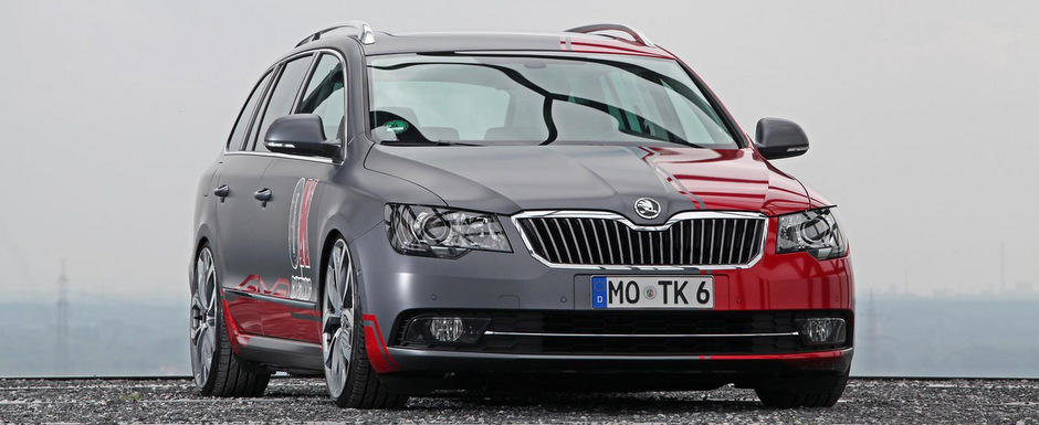 Skoda Superb by OK-Chiptuning: Masina cu doua fete