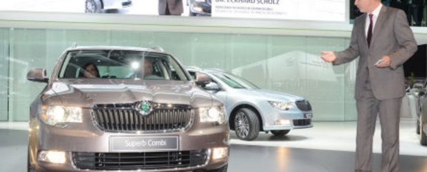 Skoda Superb Estate, sub lumina reflectoarelor din Frankfurt