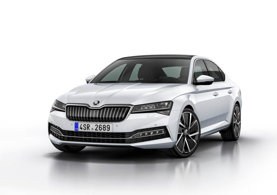 Skoda Superb iV intra in productie