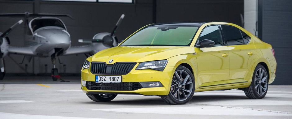 Skoda Superb Sportline vine cu 280 de cai putere si un pret pe masura Skoda Superb Sportline vine cu 280 de cai putere si un pret pe masura