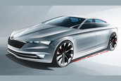 Skoda VisionC Concept - Schita