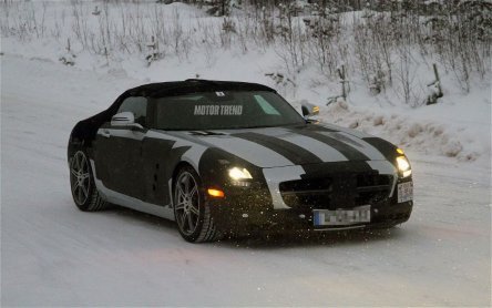 SLS AMG Cabrio ia lectii de schi? SLS AMG Cabrio ia lectii de schi?