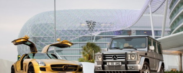 SLS AMG in Desert Gold & G55 AMG Edition 79 - Duo pentru Dubai Motor Show