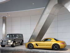 SLS AMG in Desert Gold & G55 AMG Edition 79