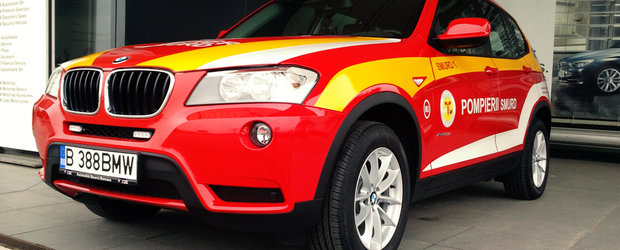 SMURD are de acum in dotare doua masini BMW X3 pentru interventiile de urgenta
