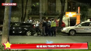 Sofer caftit de politistii din Bucuresti
