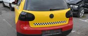 Sofer de TAXI pirat, facea taximetrie cu un Golf modificat