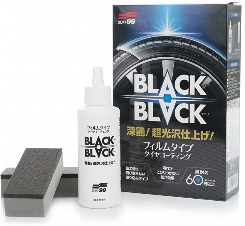 Soft99 Black Black Kit Lustruit Anvelope 110ML S99 02082