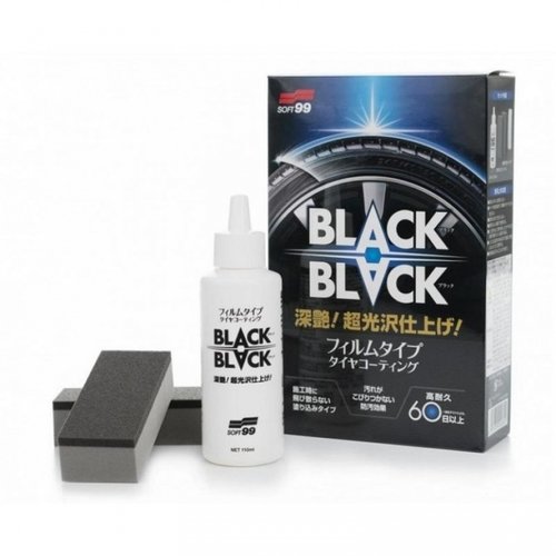 Soft99 Black Black Solutie Intretinere Anvelope 110ML 02082
