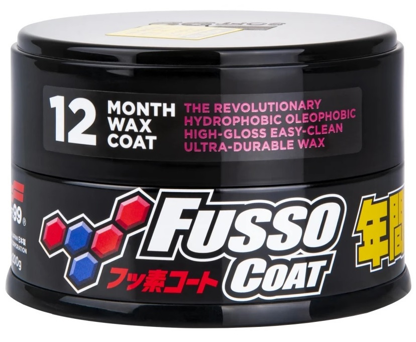 Soft99 Fusso Coat 12 Months Wax Dark Ceara Auto Negru 200G S99 10332