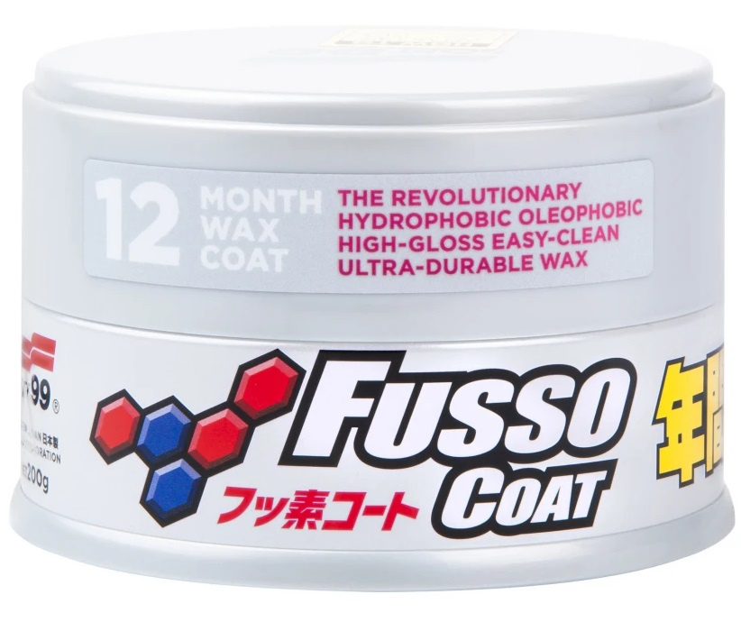 Soft99 Fusso Coat 12 Months Wax Light Ceara Auto Alb 200G S99 10331