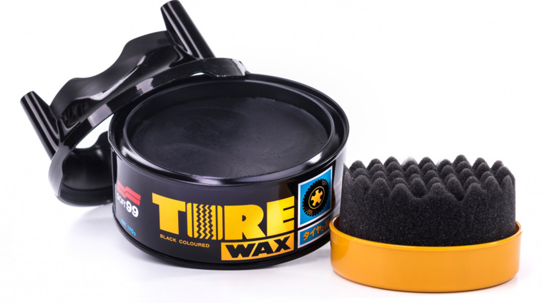 Soft99 Tire Black Wax Ceara Neagra Pentru Anvelope 170G S99 02015