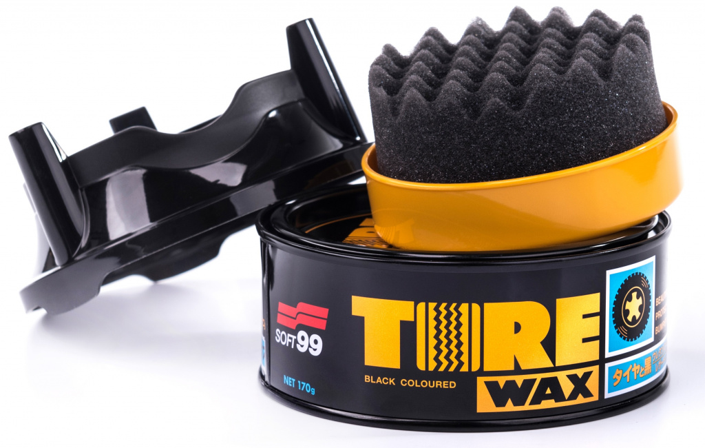 Soft99 Tire Black Wax Ceara Neagra Pentru Anvelope 170G S99 02015