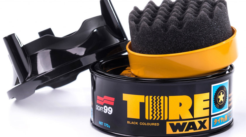 Soft99 Tire Black Wax Ceara Neagra Pentru Anvelope 170G S99 02015