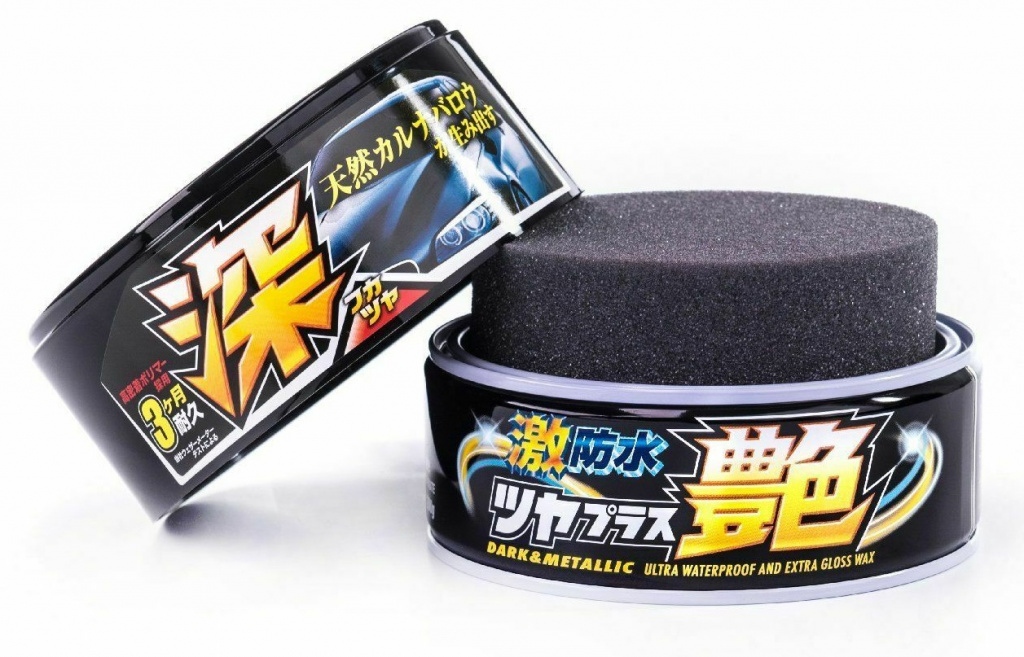 Soft99 Water Block Wax Gloss Black Black Ceara Auto + Burete 200ML S99 00429