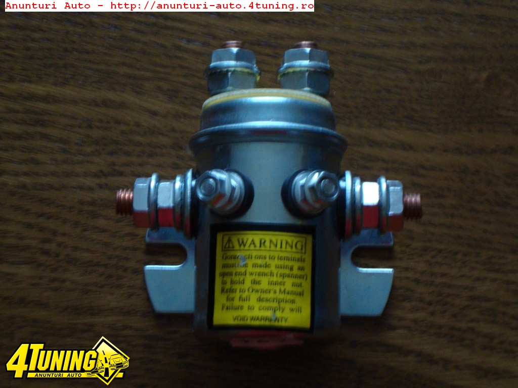Solenoid, bobina de sens, releu  pentru troliu electric la 12V sau 24V