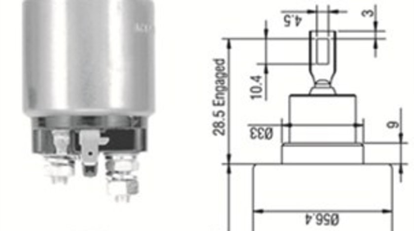 Solenoid, electromotor (940113050270 MAGNETI MARELLI)