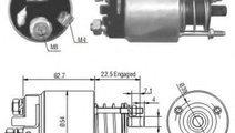 Solenoid, electromotor OPEL ASTRA G Combi (F35) (1...