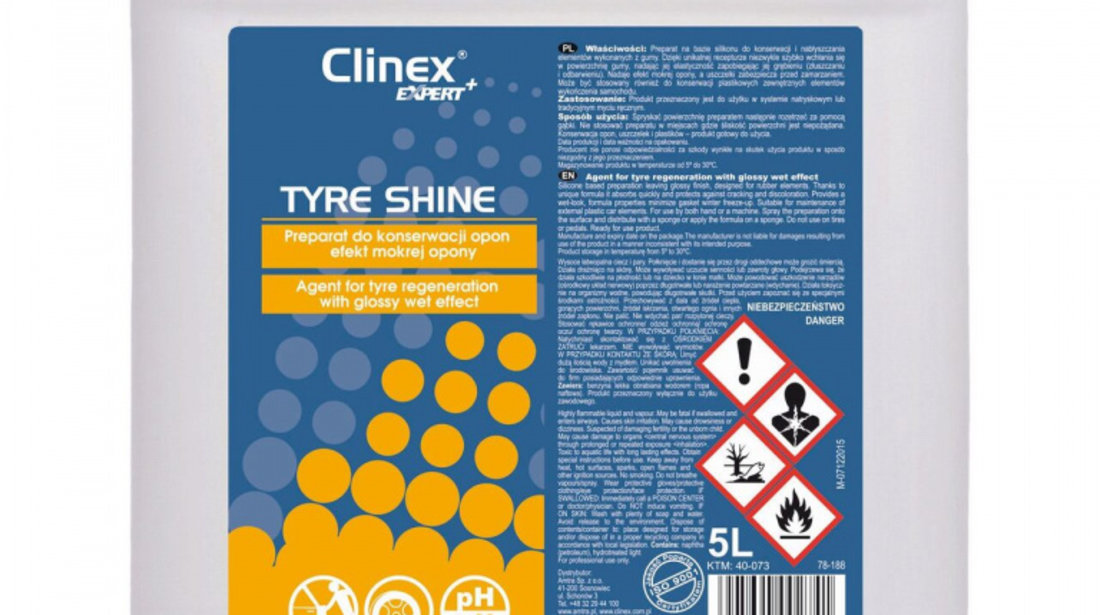 Soluție Curățare Anvelope Clinex Expert+ 5L 40-073