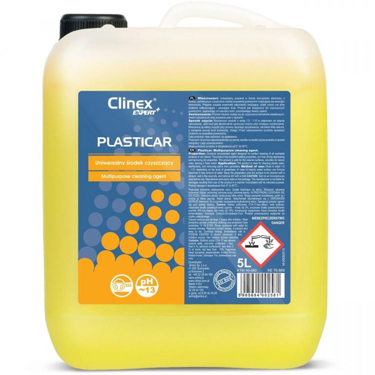 Soluție Spălare Universală Plasticar Clinex Expert+ 5L 40-060