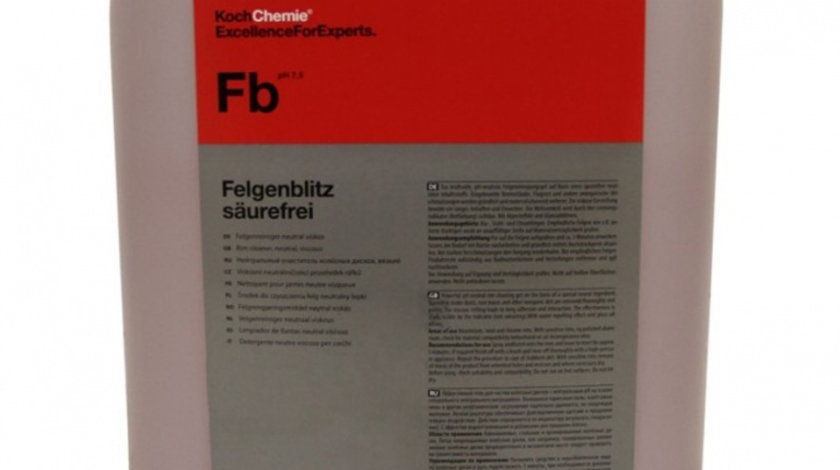 Solutie Curatare Janta Koch Chemie Felgemblitz 11KG 218011