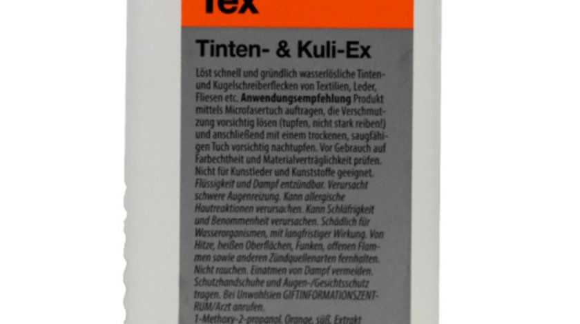 Solutie Curatare Pix &amp; Cerneala Koch Chemie Tinten Kuli 250ML 197250