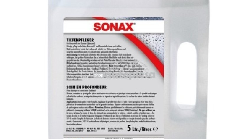 Solutie curatat chedere si suprafete de plastic SONAX 1 L SO380500 piesa NOUA