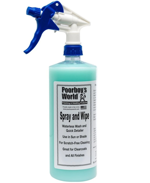 Solutie Detailing Rapid Poorboy's World Spray &amp; Wipe Waterless 473ML PB-SAW-16