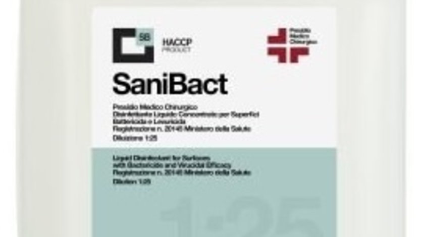 Solutie Dezinfectat Suprafete Errecom SaniBact 5L ER AB1085.P.01