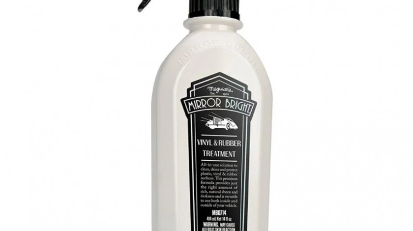 Solutie Intretinere Chedere Meguiar's Mirror Bright Vinyl &amp; Rubber Treatment 414ML MB0714EUMG