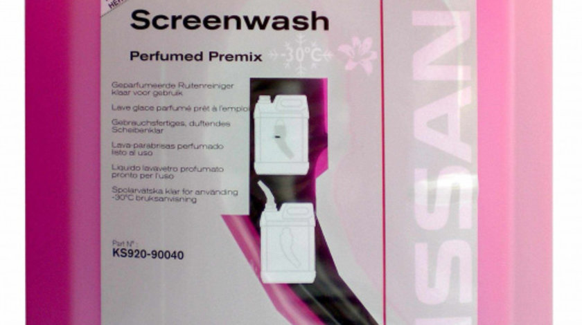 Solutie Parbriz Iarna Oe Nissan Screenwash Perfumed Premix -30°C 5L KS920-90040