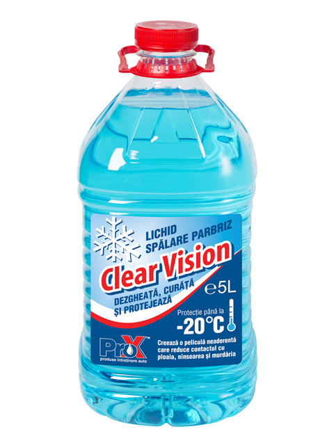 Solutie Parbriz Iarna Pro X Clear Vision -20°C 5L