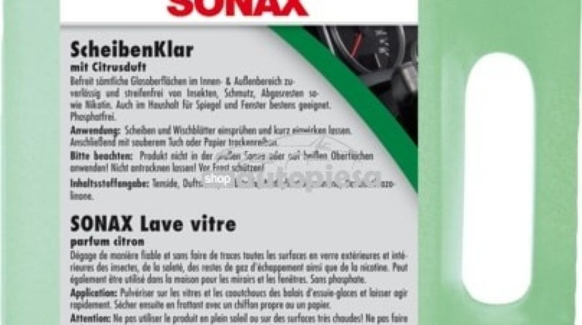 Solutie pentru curatarea geamurilor SONAX Clear glass 5 L SO338505 produs NOU