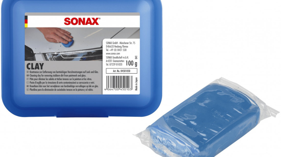 Sonax Argila Pentru Inlaturarea Excesului De Impuritati 100G 450105