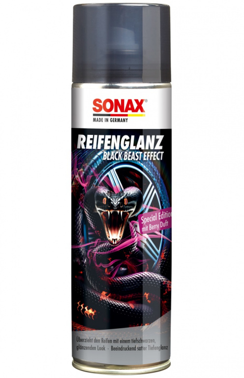 Sonax Beast ReifenGlanz Black Beast Effect Spray Intererinere Si Ingrijire Luciu Anvelope 500ML 434400