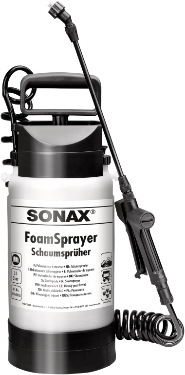 Sonax Foam Sprayer Bidon Cu Pulverizator Spuma Capacitate 3L 496441