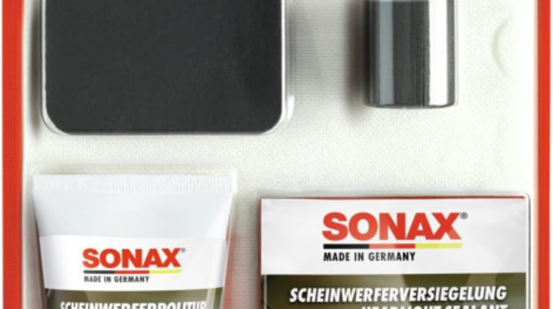 Sonax Kit Pentru Reparația Si Intreținerea Farurilor 405941