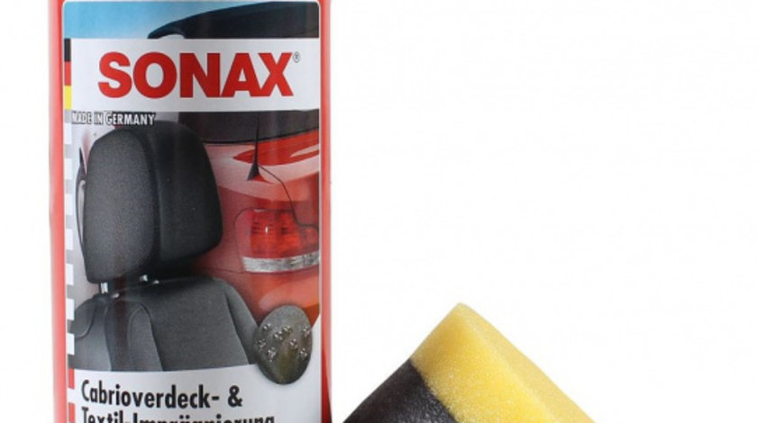 Sonax Kit Spray Solutie Impregnare Textila 300ML + Burete 310200