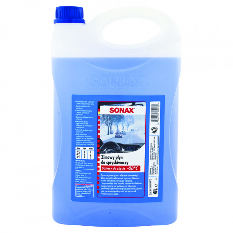 Sonax Lichid De Parbriz Anti Inghet 20°C Gata De Utilizare Clear View 4L 332400