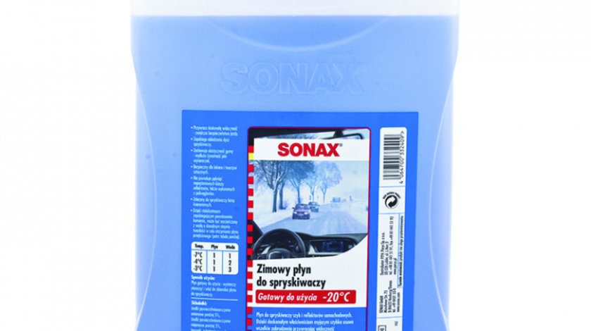 Sonax Lichid De Parbriz Anti Inghet 20°C Gata De Utilizare Clear View 4L 332400