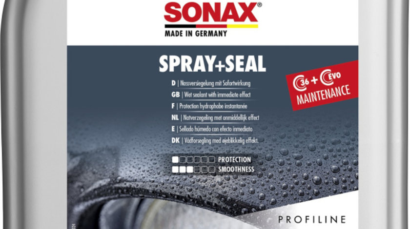 Sonax Profiline Spray + Seal Solutie Sealant Etansare Vopsea Caroserie Cu Efect Rapid 5L 243500