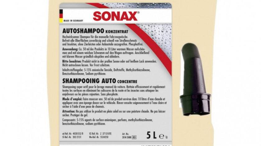 Sonax Sampon Concentrat Pentru Luciu 5L 314500